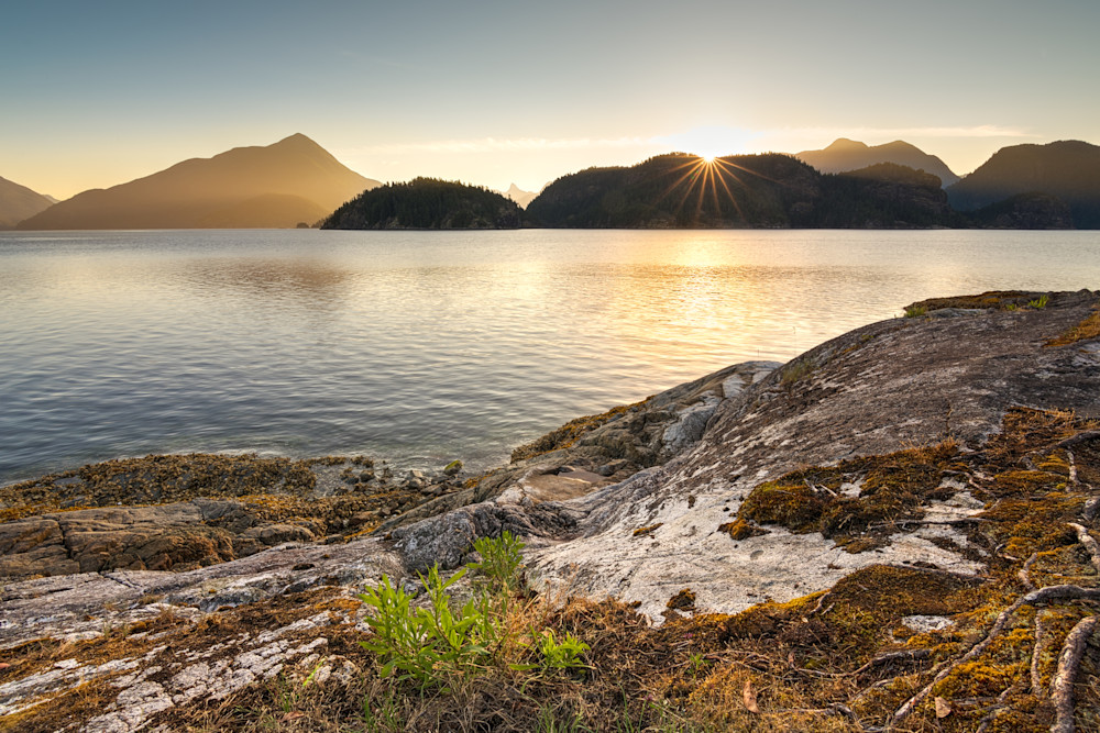 Dawn in Desolation Sound Photograph for Sale as Fine Art. Dawn in Desolation Sound Photograph for Sale as Fine Art.
