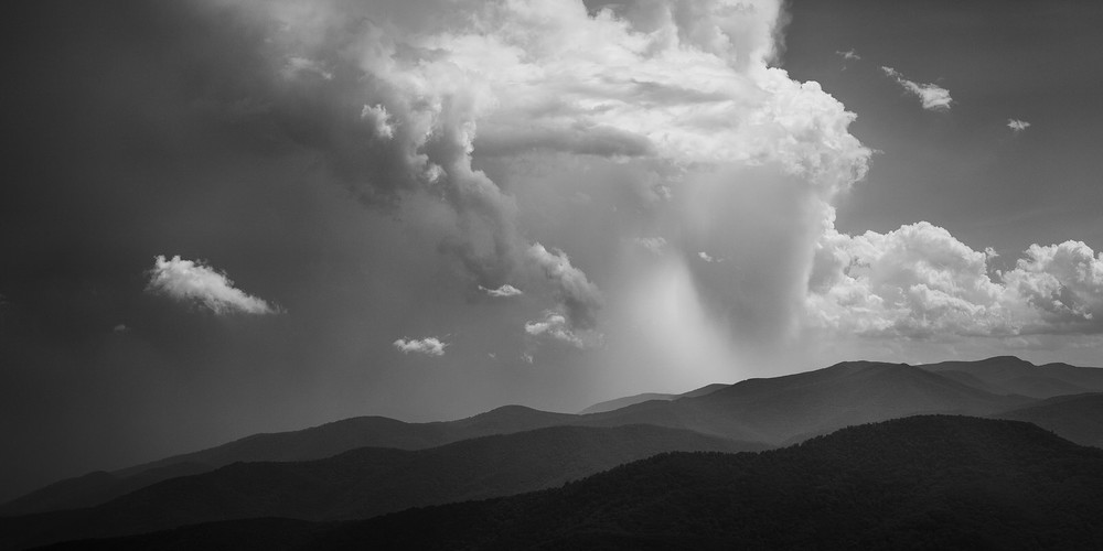 A storm over the Smoky Mountains