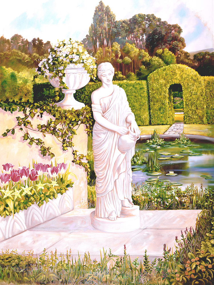 English Garden 1 | Murals in Classical Style | Gordon Meggison IV