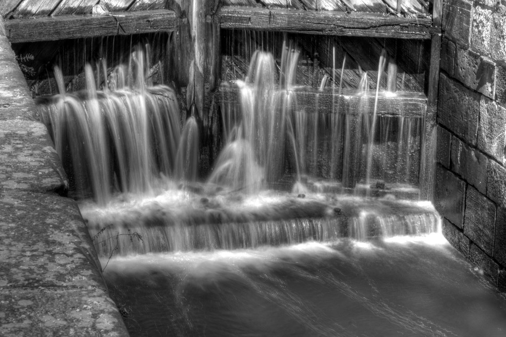 Fine Art Black and White Photographs of Great Falls Waterfall by Michael Pucciarelli