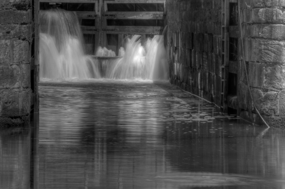 Waterfalls of Great Falls Fine Art Black and White Photographs by Michael Pucciarelli