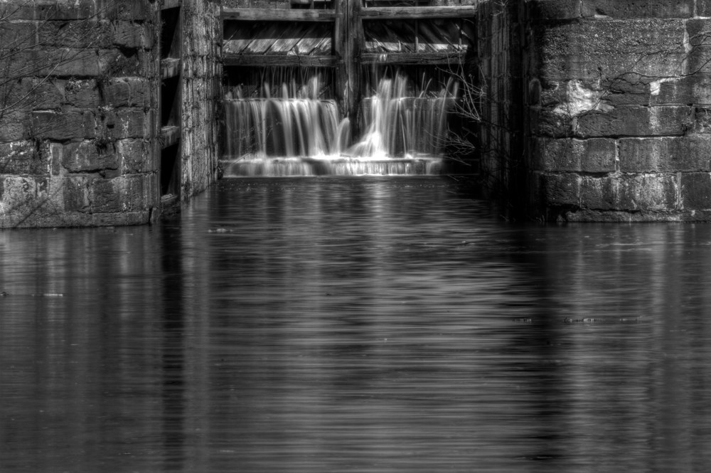 Fine Art Black and White Photographs of Great Falls Waterfalls by Michael Pucciarelli