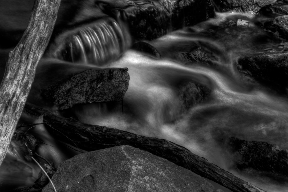 Fine Art Black and White Photograph of the Billy Goat Trail Great Falls by Michael Pucciarelli