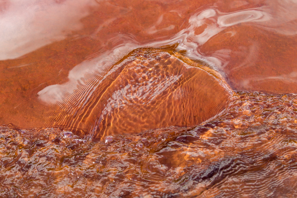water rorschach, Sedona, red rock water rorschach, Sedona, red rock