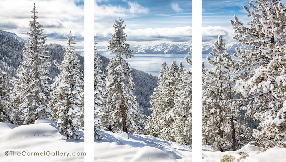Clearing Tahoe Storm Triptych Art | The Carmel Gallery