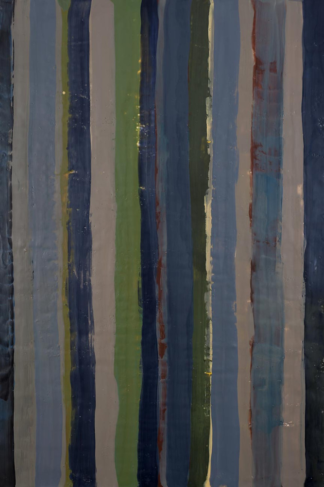 NIGHTLINES 2 (2015) by Kathy Cantwell. Encaustic / 24" x 36"