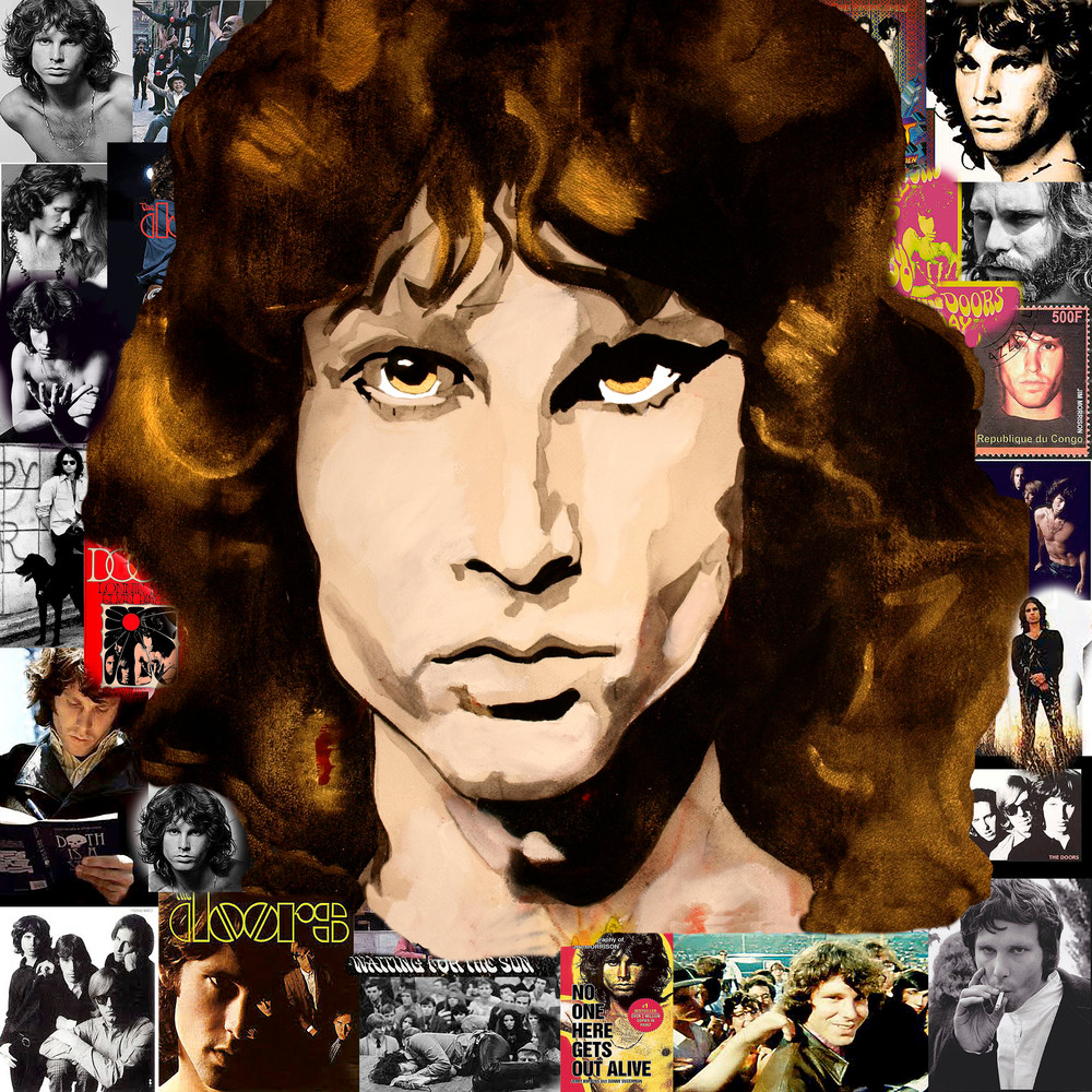 Jim Morrison Pop Art | William K. Stidham - heART Art