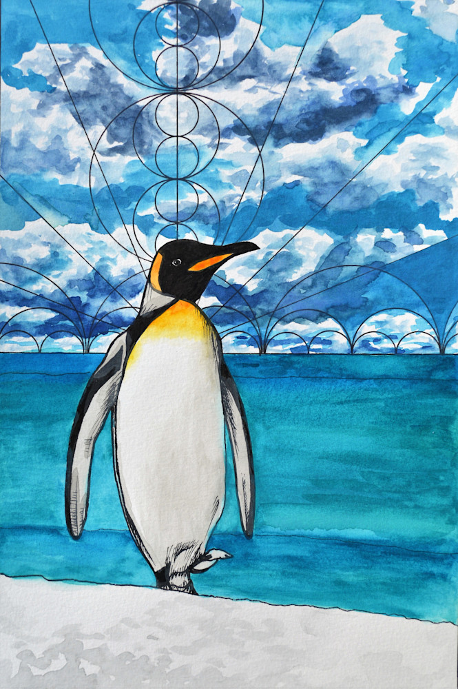 The Penguin Card Art | Alec Falle Hamilton