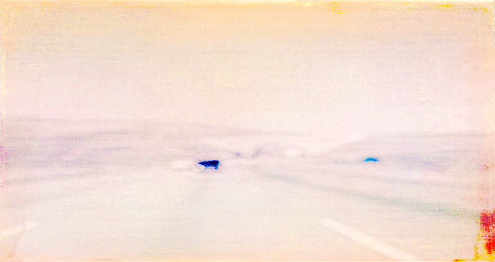 New Color Photograph of Freeway and Cars