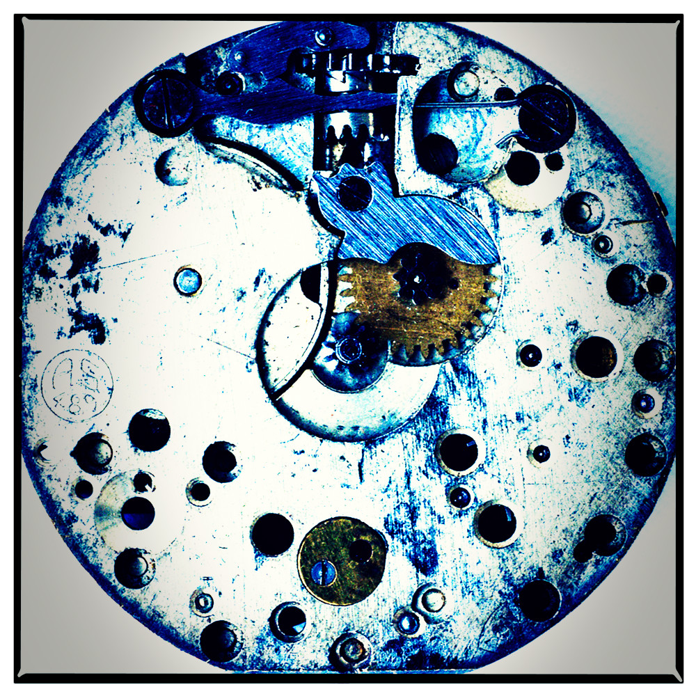 Photograph of watch in simulated Kodak Ektachrome film