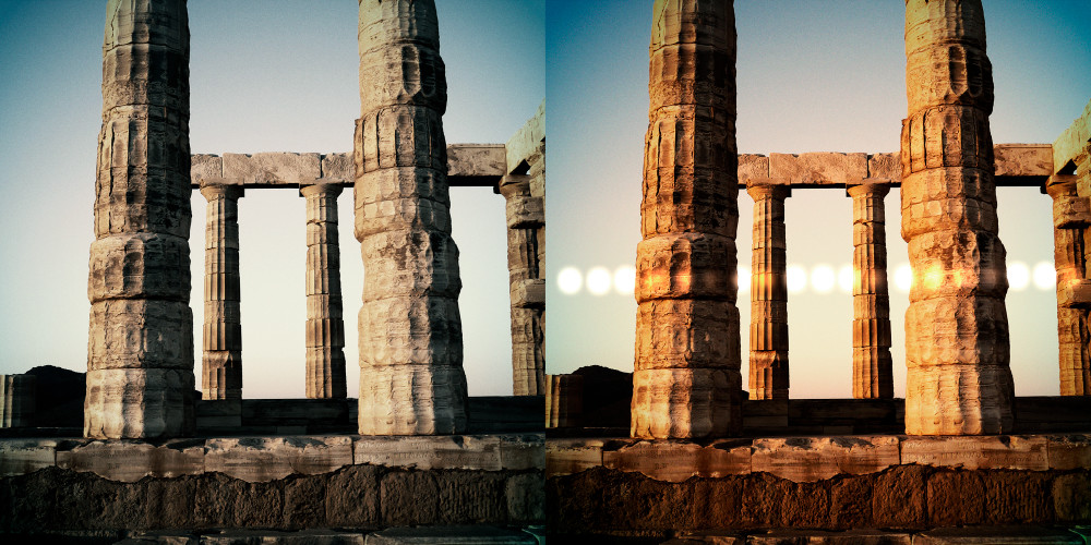 Photograph of Temple of Poseidon from Poseidon Series