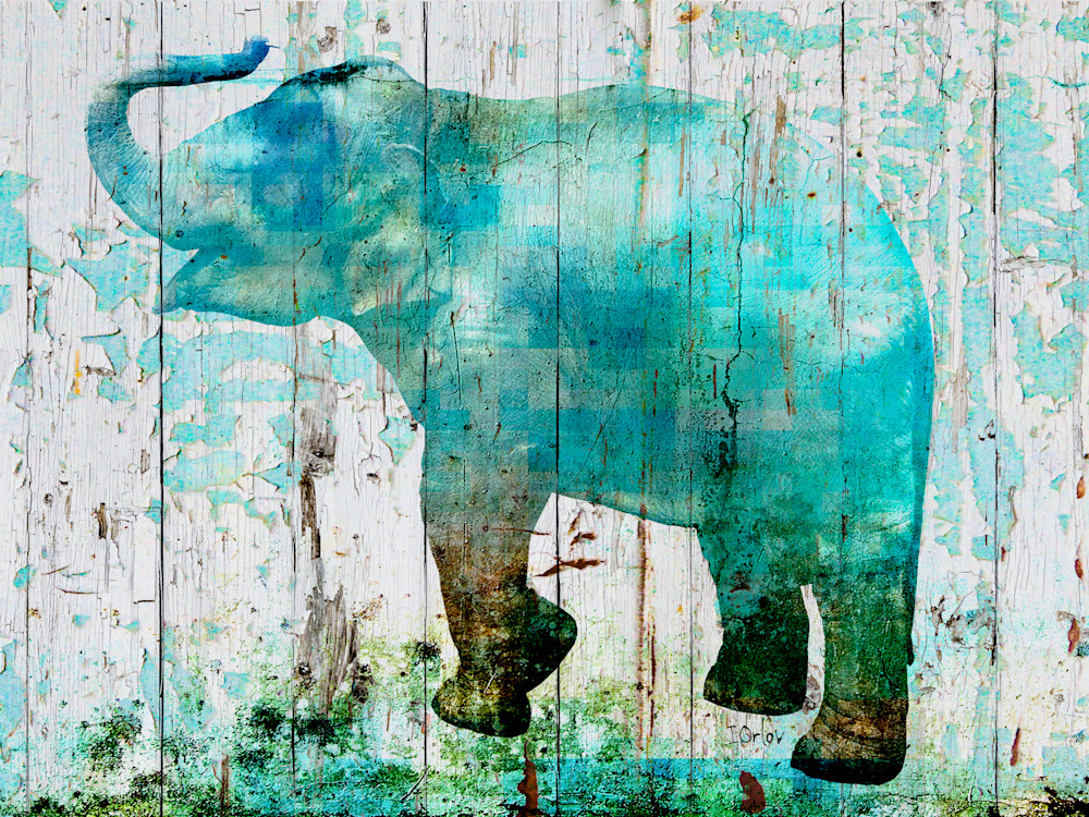 Blue Elephant Art | Irena Orlov Art