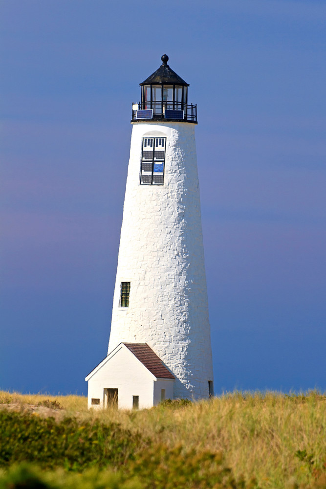"Great Point Light" Nantucket lighthouse beach art