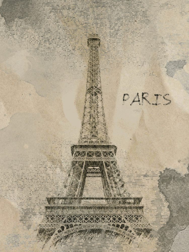 Orl 1793 Paris Rainy Mood Art | Irena Orlov Art