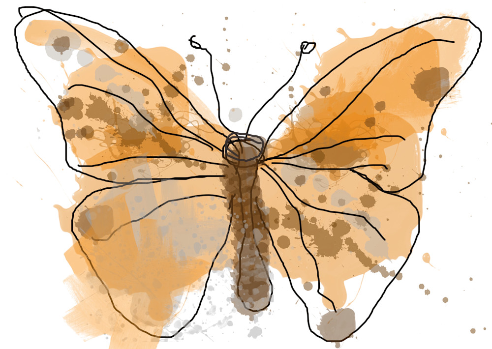Orl 592 Butterfly 4 Copy Art | Irena Orlov Art
