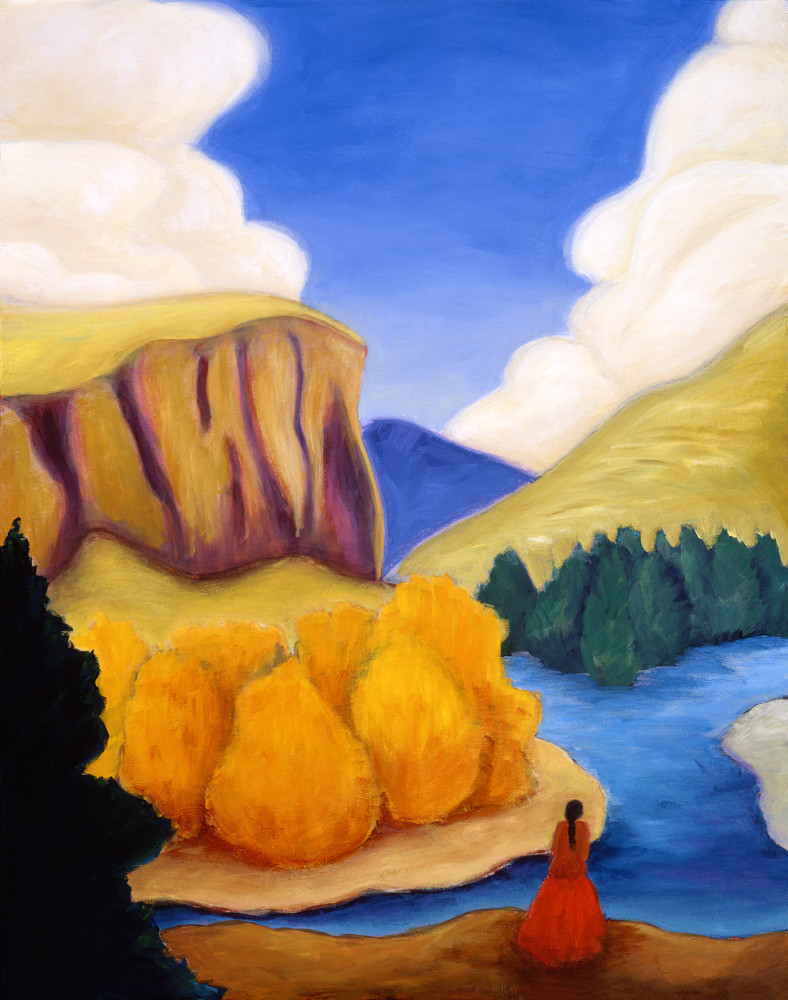 Palisades Over The Rio Grande Art Fine Art New Mexico