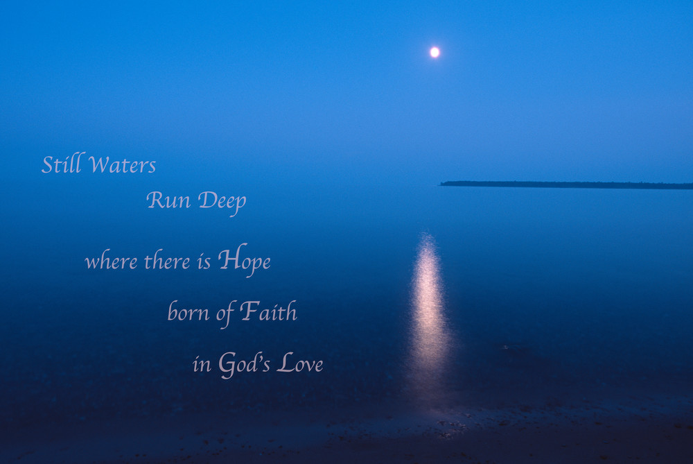 Moonrise on Lake Superior photograph for sale as Fine Art.