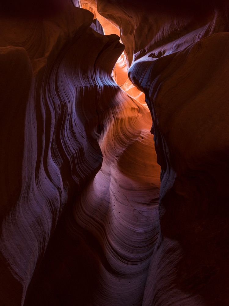Reflected light inside Canyon X