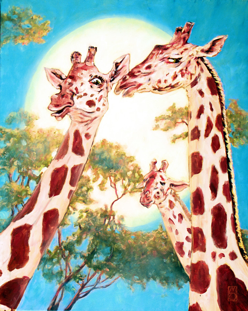 G Is For Gossiping Giraffes Art | Michael Orwick Arts LLC