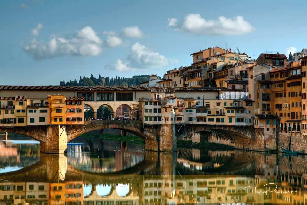 Ponte Vecchio Reflection   Florence, Italy Art | Tony Pagliaro Gallery