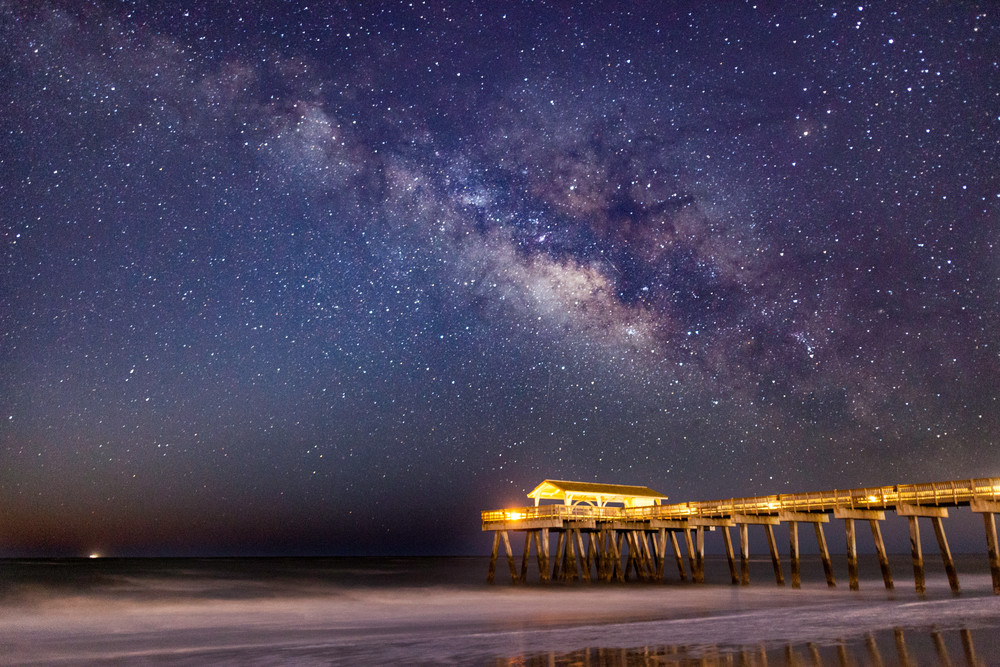 Milky Way above the Pier