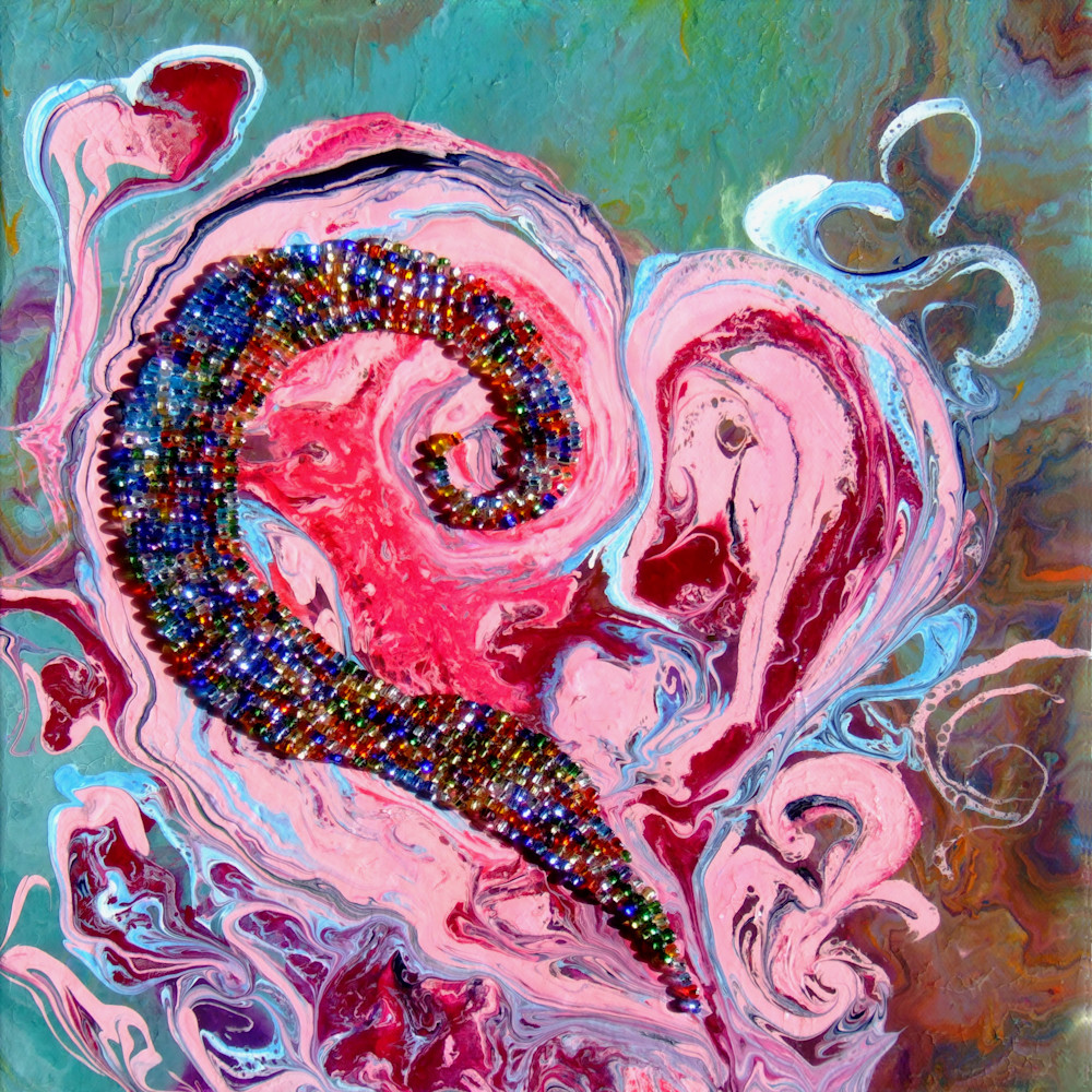 Beautiful Abstract Art of Romantic Valentine Gift Of Heart,