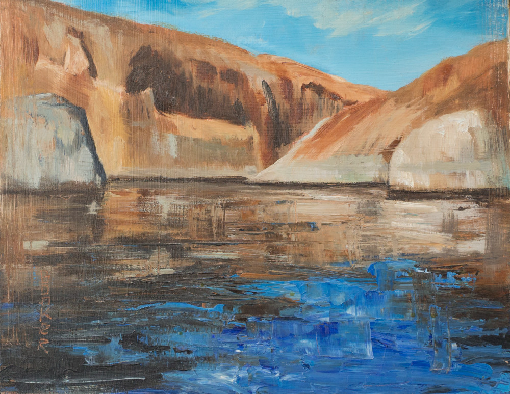 Lake Powell Alla Prima oil paintings and art prints from artist, Booker Tueller