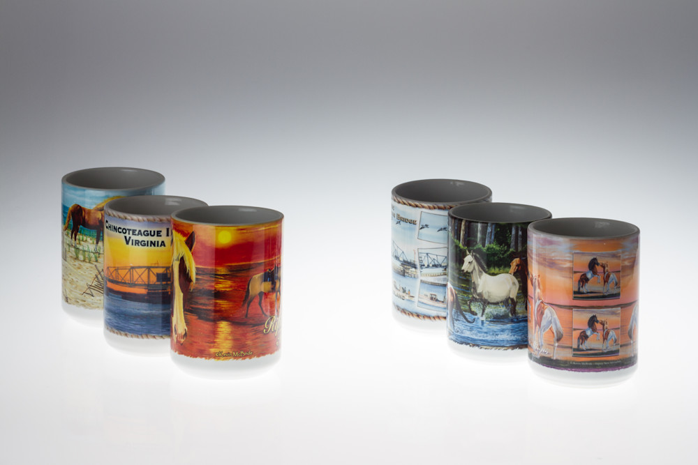 Pony Penning Mugs Of Chincoteague Art | http://www.michaelpucciarelli.com Pony Penning Mugs Of Chincoteague Art | http://www.michaelpucciarelli.com