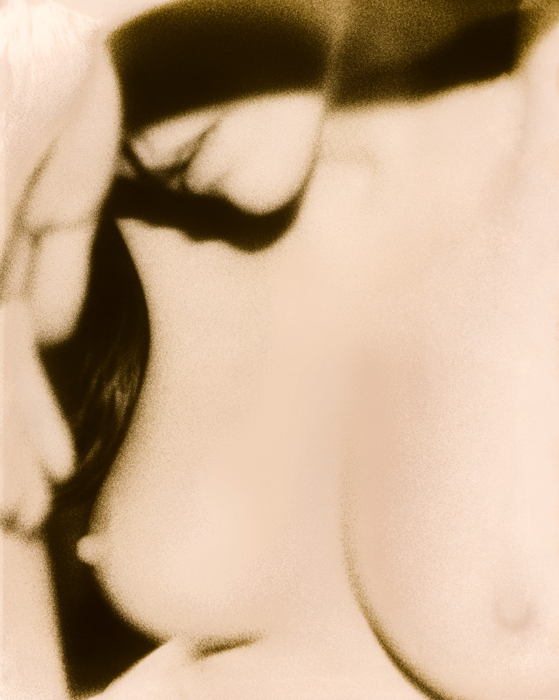 Nude With Hand Art | Pam White Art