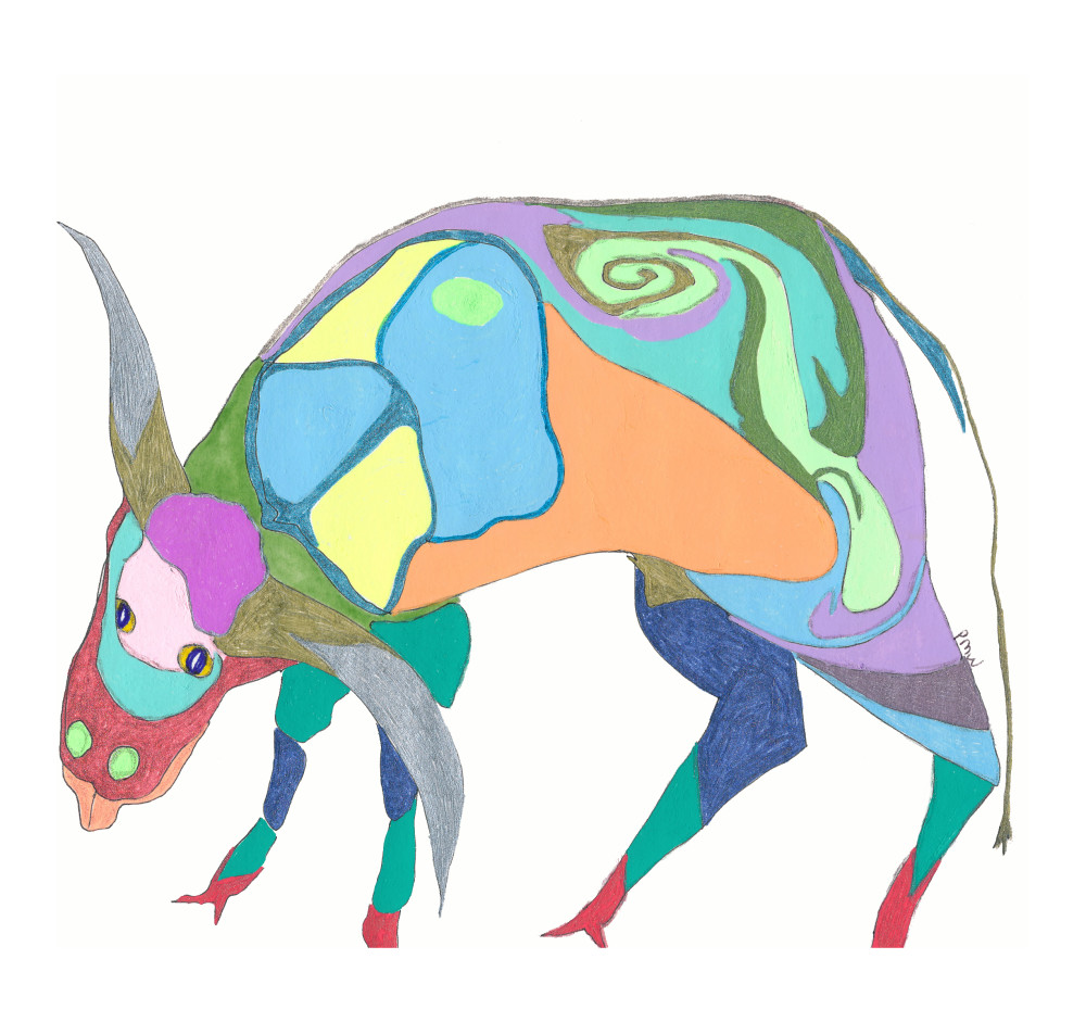 Ruby Cow Art | Pam White Art