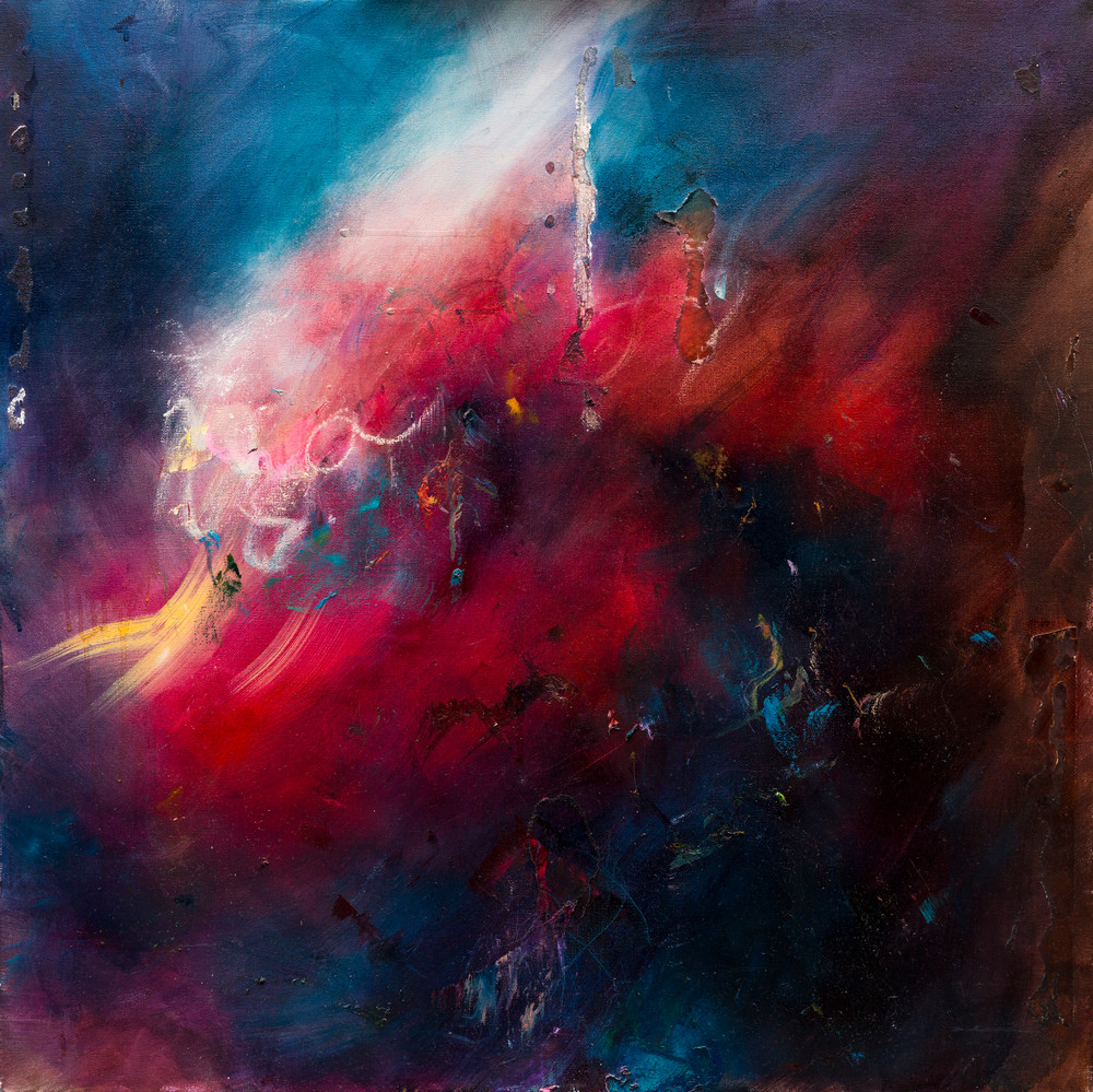 The Uproar - Contemporary Abstract Ocean Painting | Samantha Kaplan