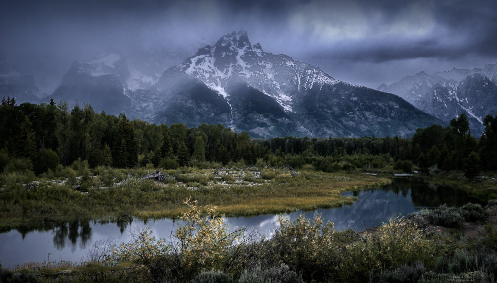 Stormy Grand Tetons, d'Ellis Photographic Art photographs, Elsa
