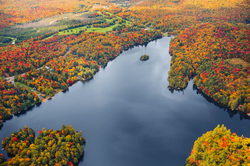 6th Lake Fall Aerial Photography Art | Kurt Gardner Photography Gallery