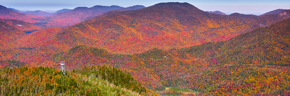 Mount Adams Fire Tower Fall Aerial Photography Art | Kurt Gardner Photography Gallery