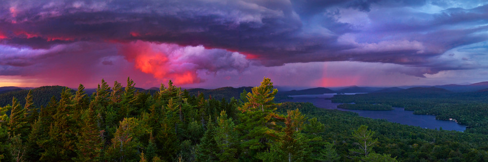 4th Lake Sunset Storm From Bald Mt Photography Art | Kurt Gardner Photography Gallery