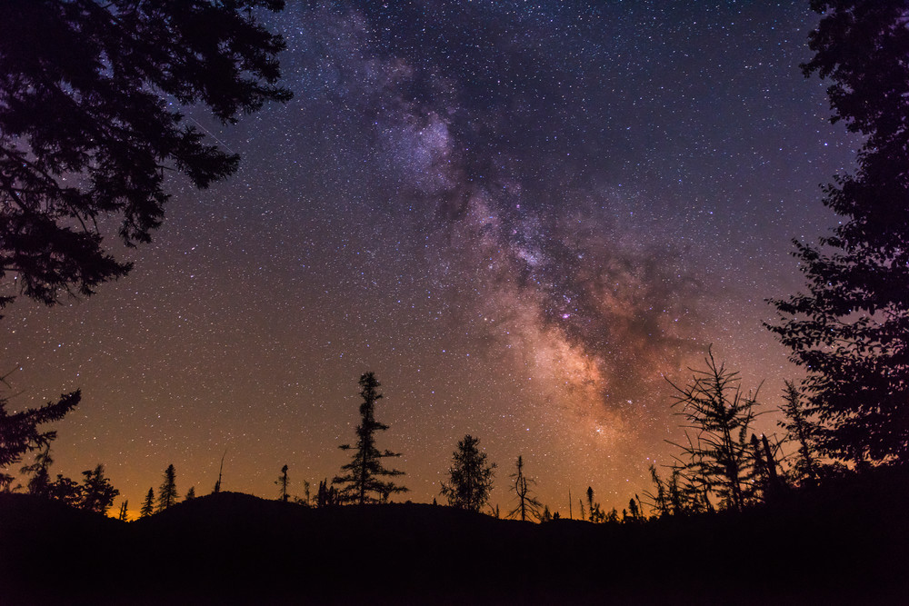 Milky Way Over Bald Mountain Photograph