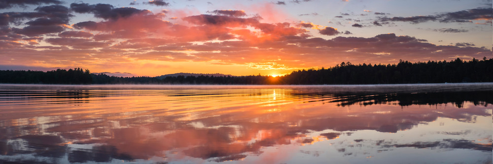 2nd Lake Sunrise Panoramic Photography Art | Kurt Gardner Photography Gallery