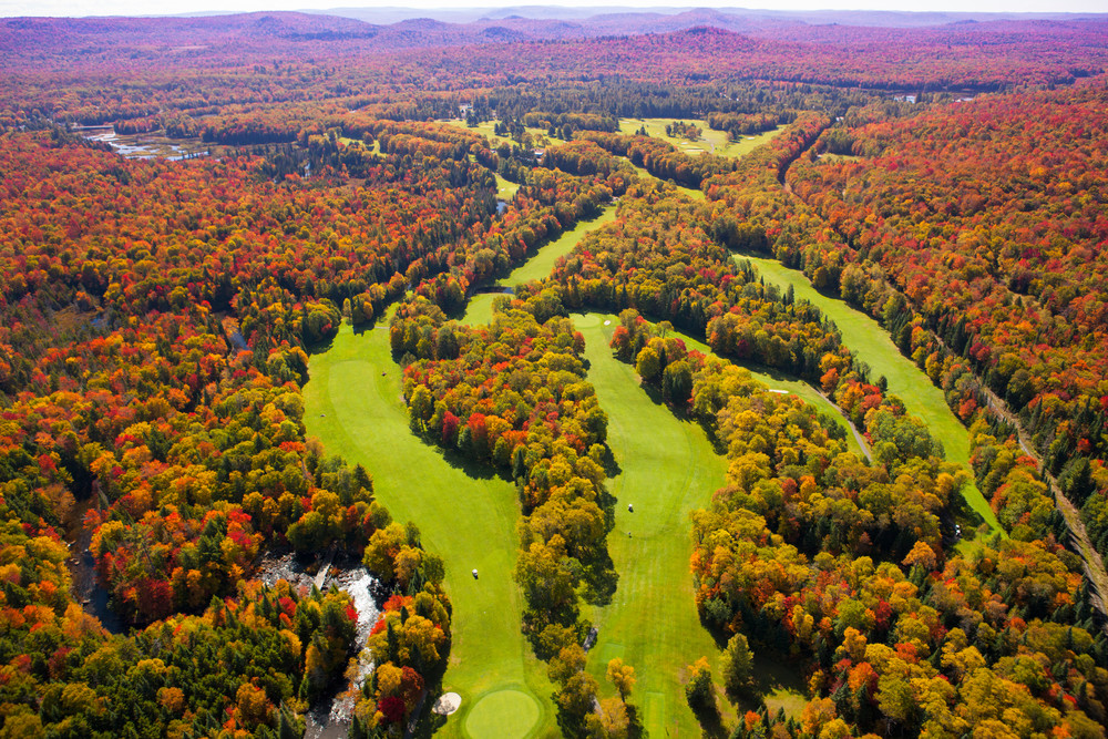 Thendara Golf Course Aerial V1 Photography Art | Kurt Gardner Photography Gallery