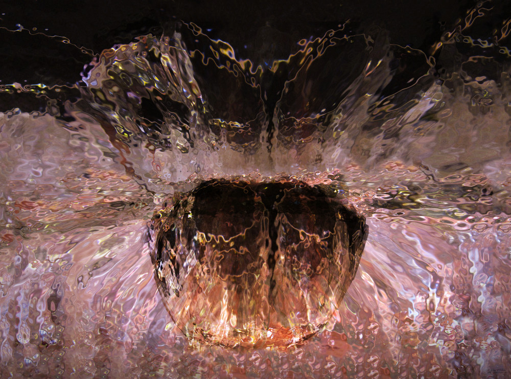 Glass Fountain, d'Ellis Photographic Art photographs, Elsa Glass Fountain, d'Ellis Photographic Art photographs, Elsa