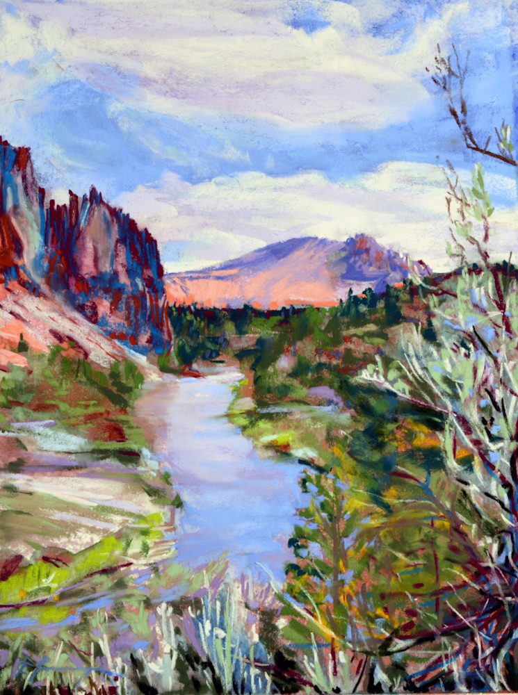 landscape painting
smith rock
crooked river
