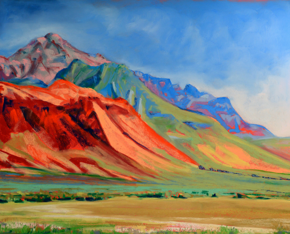 landscape painting
se oregon
steens mountain
alvord desert