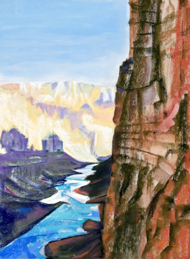 landscape painting
grand canyon
anasasi grainaries