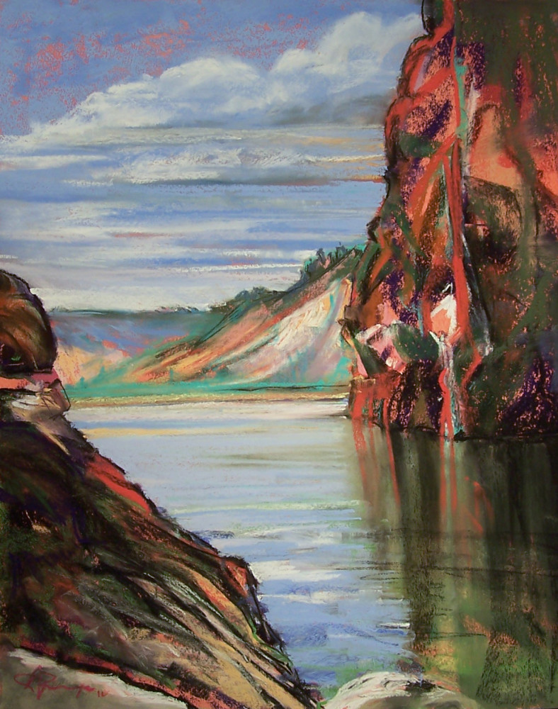 landscape painting
central oregon
prineville reservoir