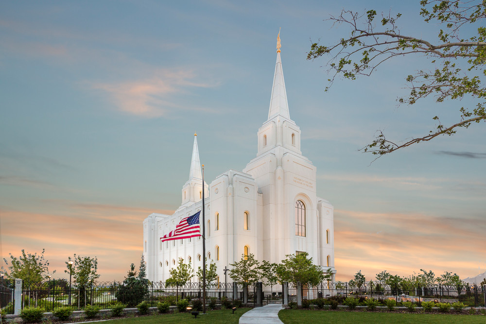 Brigham City Temple - Half Mast