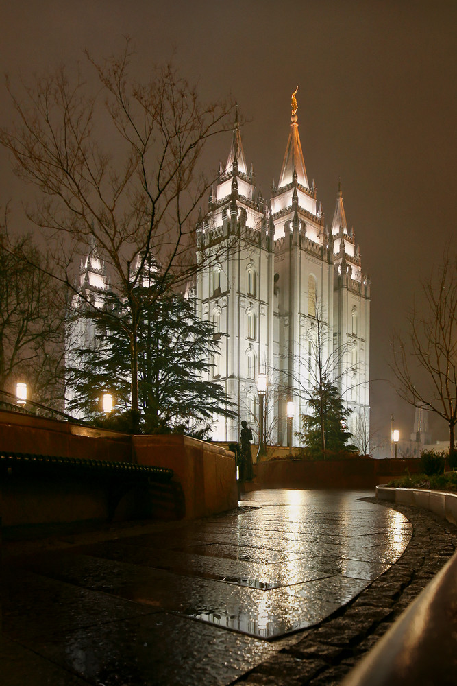 Salt Lake Temple - Rain Path