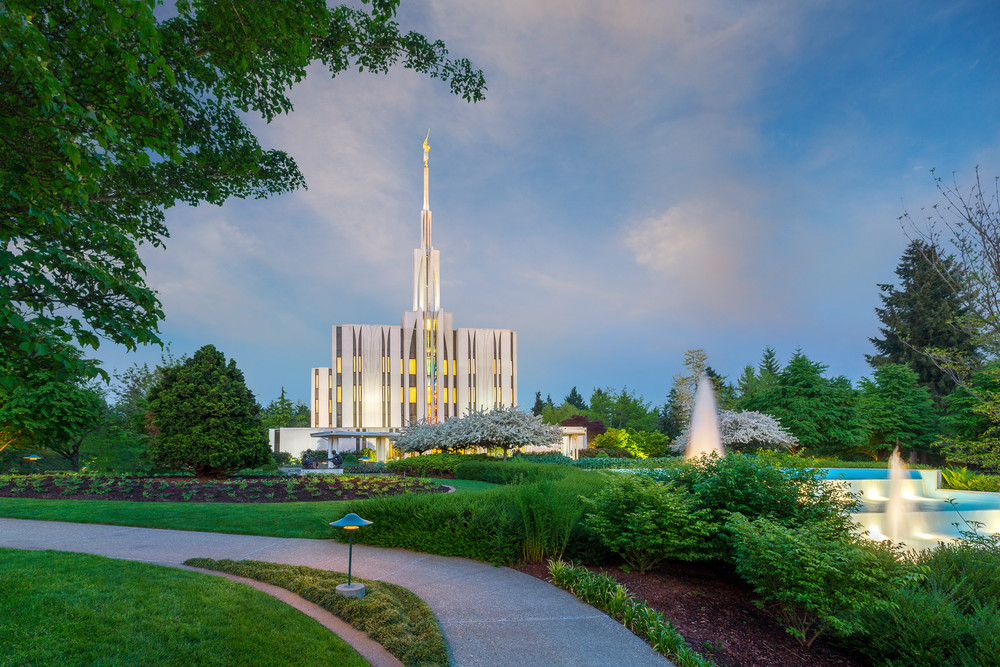 Seattle Temple - Fountains
