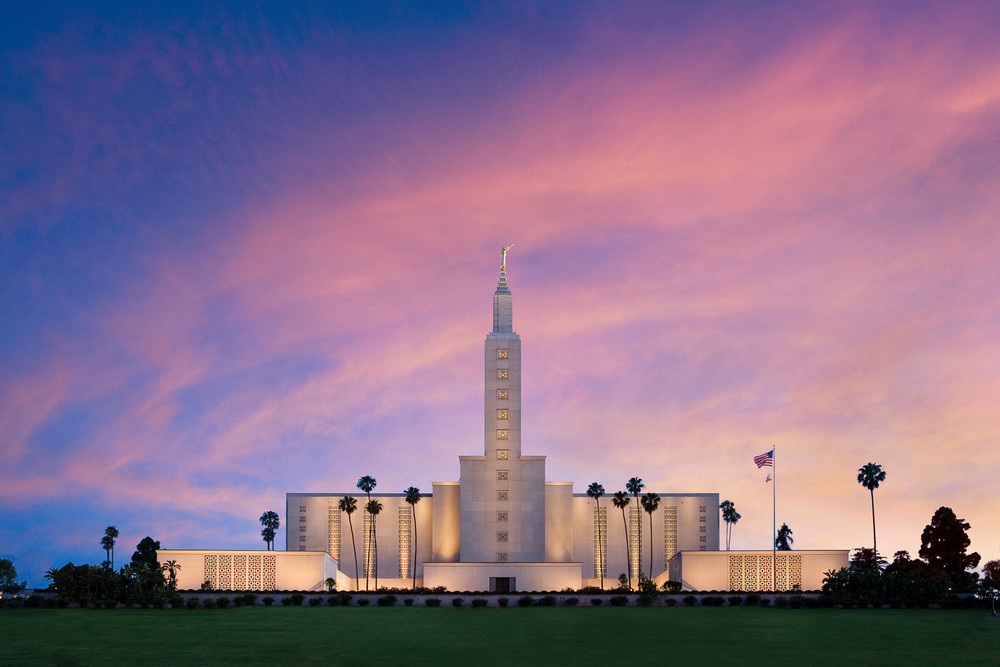 Los Angeles Temple - Morning Sky