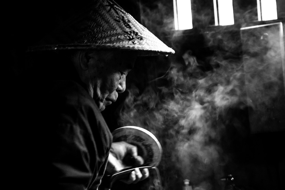 Black conical hat shop