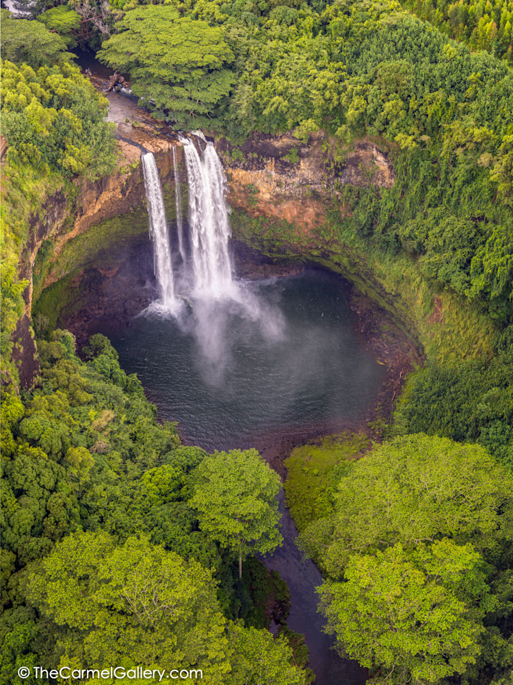 Aerial Photo of Wailua Falls