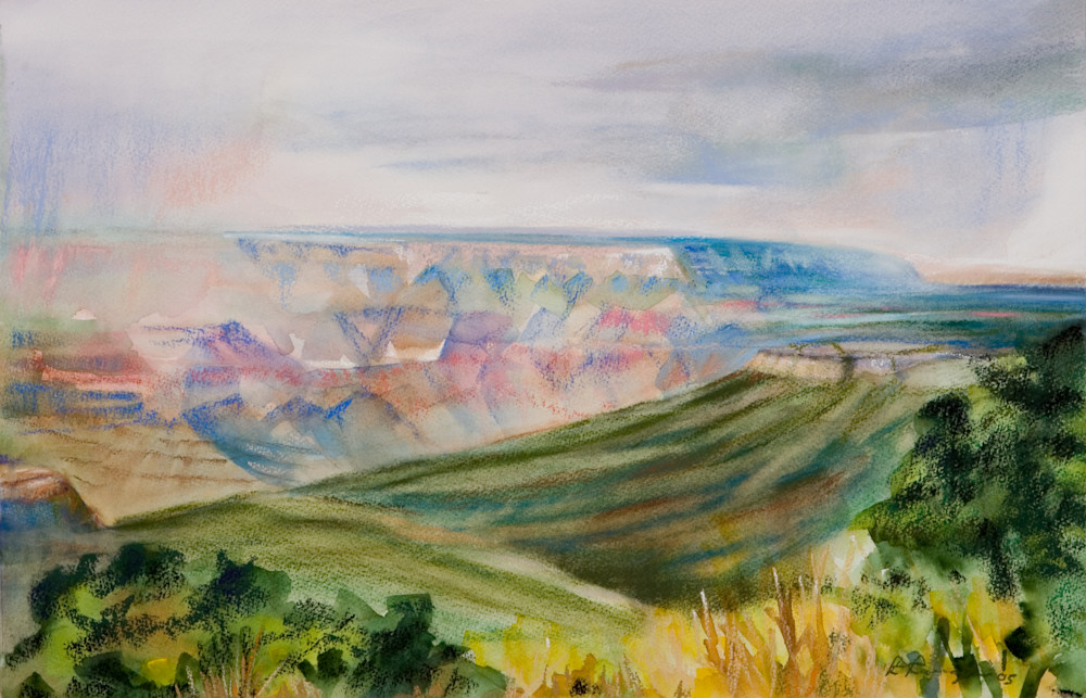 landscape painting
grand canyon
north rim